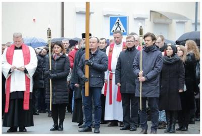 Tauragės apskrities verslininkų asociacijos narių eisena, skirta 
