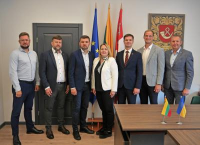 Susitikimas su  Ukrainos Aukščiausiosios Rados nariu Ihor Huz bei Seimo vicepirmininku P