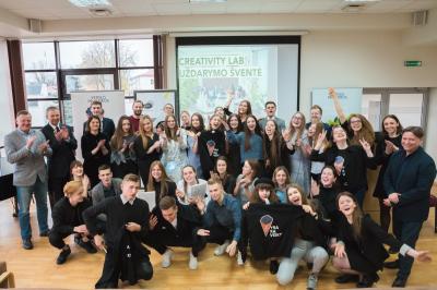 Creativity LAB projektas pakvietė dalyvauti projektų darbų pristatyme