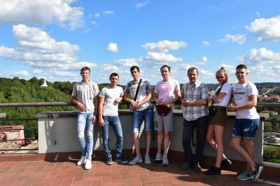 Ukrainos Ternopilio miesto nacionalinio technikos universiteto studentai renkasi praktiką